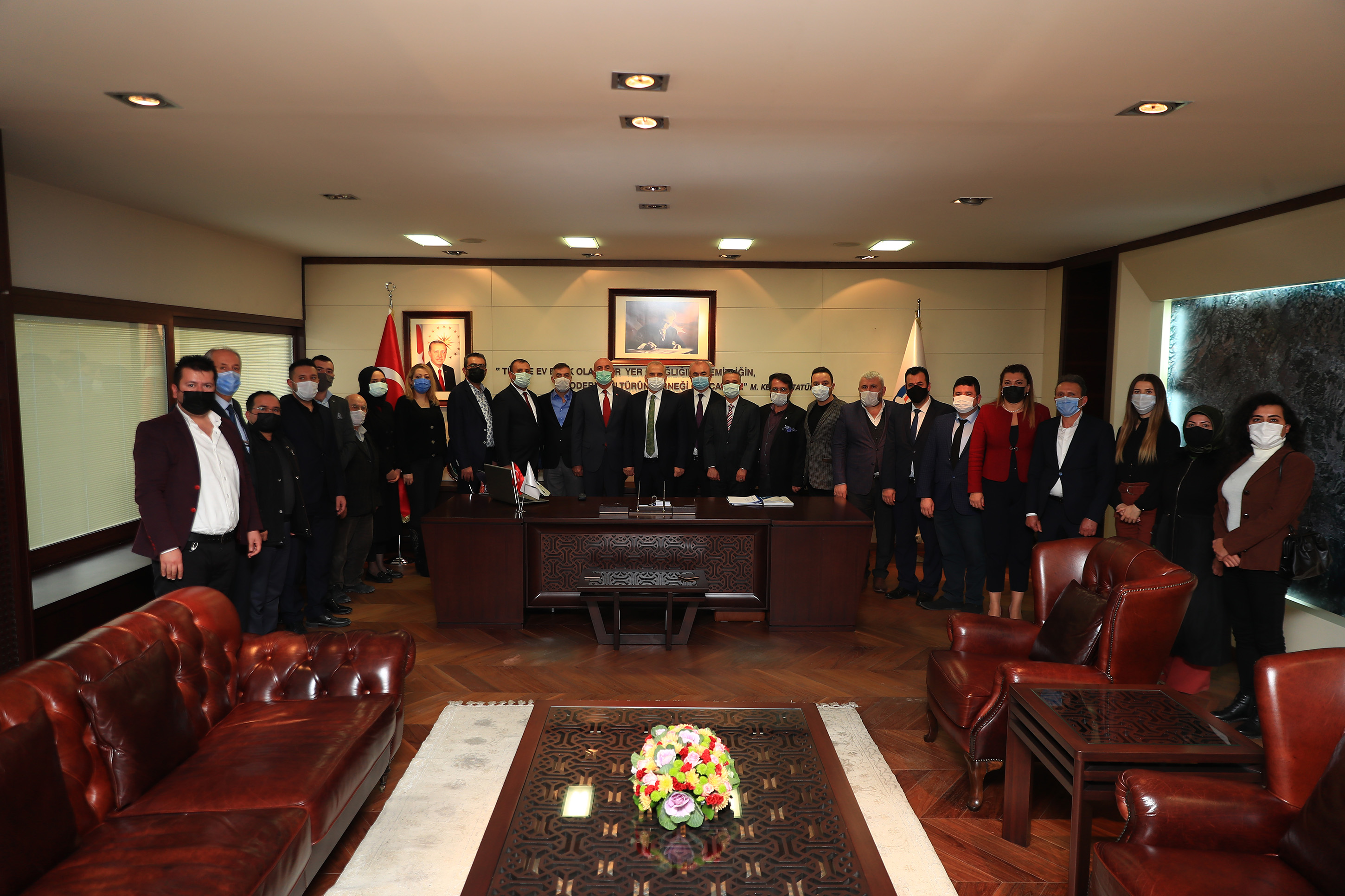 MHP İl Teşkilatı'ndan Başkan Zolan’a ziyaret