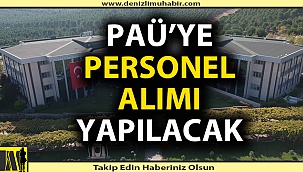Pamukkale Üniversitesi'ne personel alımı