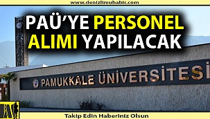 PAÜ'YE PERSONEL ALIMI