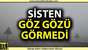 Sisten göz gözü görmedi