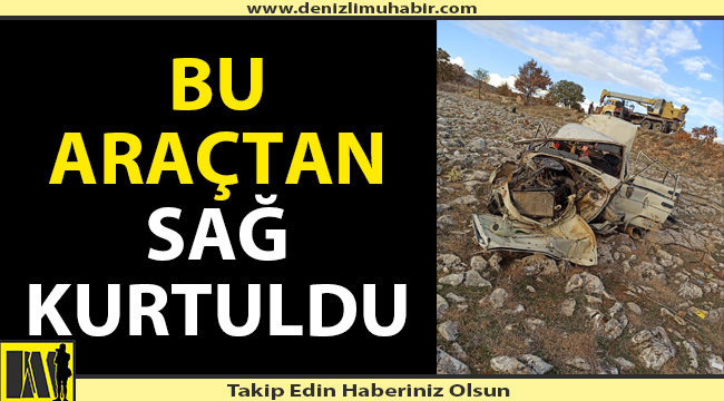 Takla atarak tarlaya uçtu