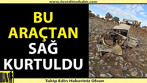 Takla atarak tarlaya uçtu