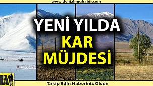 Yeni yılda kar müjdesi
