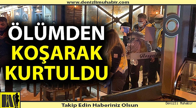 Ağır yaralı halde metrelerce kaçtı