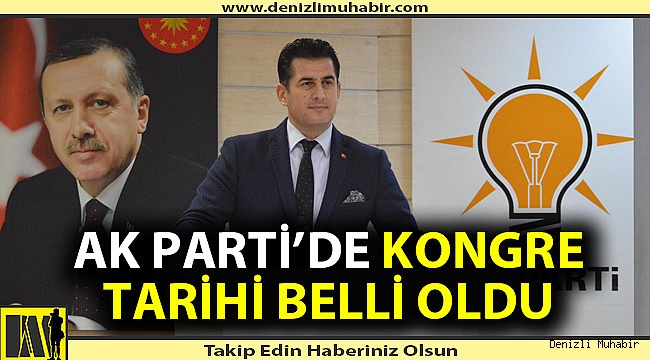 AK Parti'de kongre tarihi belli oldu