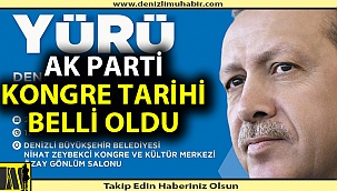 Kongrede Cumhurbaşkanı konuşma yapacak