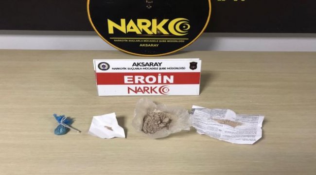 Aksaray&#039;da uyuşturucu baskını