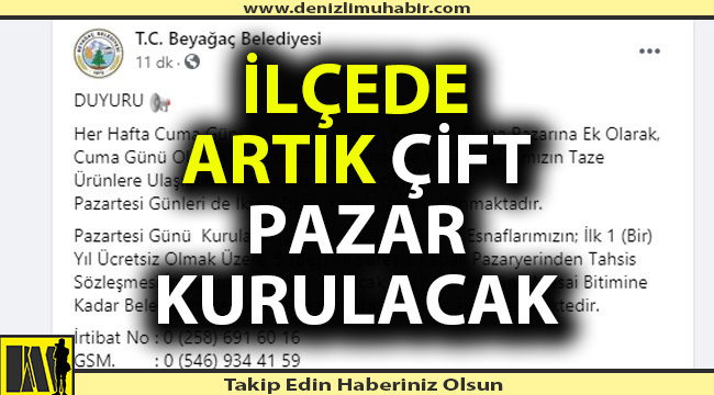 Bir ilçede daha pazarlara korona ayarı
