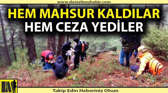 Bulunduklarına sevinemeden ceza yediler
