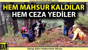 Bulunduklarına sevinemeden ceza yediler