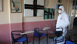 Büyükşehir'den ilçelerde de dezenfeksiyon atağı