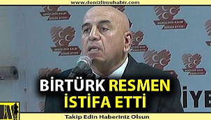 Cafer Birtürk resmen istifa etti