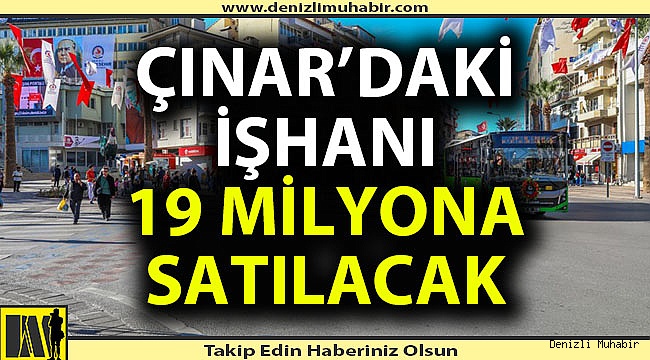Çınarda 6 katlı bina icradan satışa çıktı