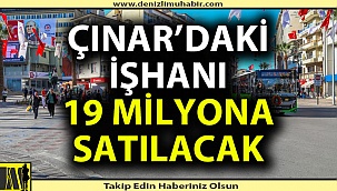 Çınarda 6 katlı bina icradan satışa çıktı