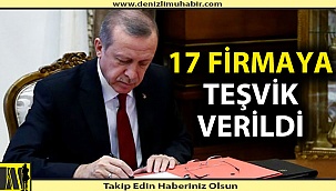 Denizli'de belediyeye yatırım teşvik belgesi düzenlendi.