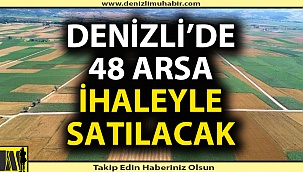 Denizli'de Çevre ve Şehircilik İl Müdürlüğü 48 adet arsasını satışa çıkardı