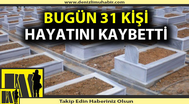 Denizli'de defnedilenler (04/01/2021)