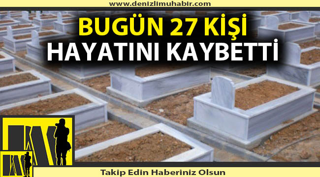 Denizli'de defnedilenler (11/01/2021)