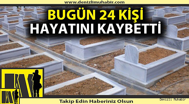 Denizli'de defnedilenler (22/01/2021)