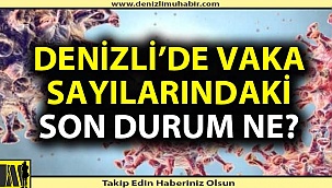 Denizli'de vaka sayılarındaki son durum ne?