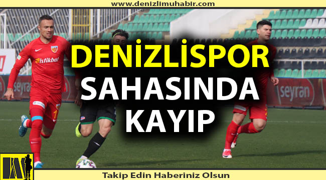 Denizlispor sahasında kayıp