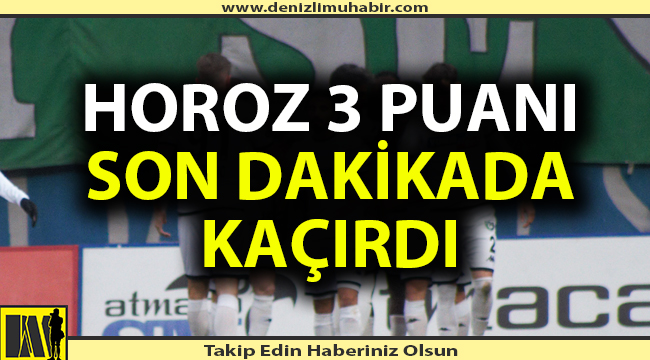 Horoz, Rize deplasmanından 1 puanla dönüyor