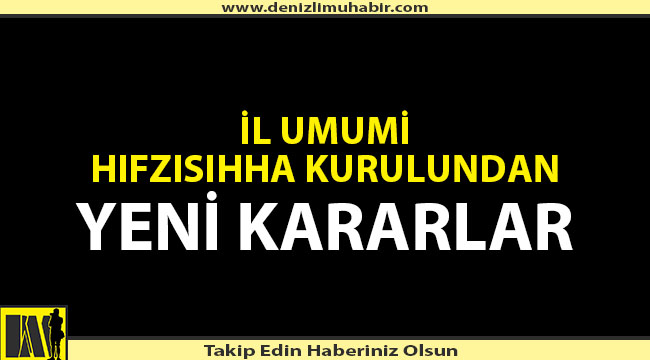 İl Umumi Hıfzısıhha Kurulu olağanüstü toplandı