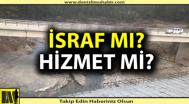 İsraf mı hizmet mi?