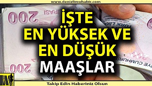 İşte en düşük ve en yüksek emekli ve memur maaşları