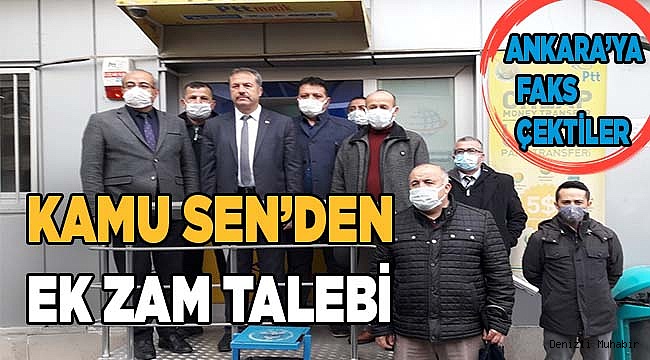 KAMU SEN’DEN EK ZAM TALEBİ