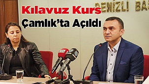 Kılavuz Kurs Çamlık’ta açıldı