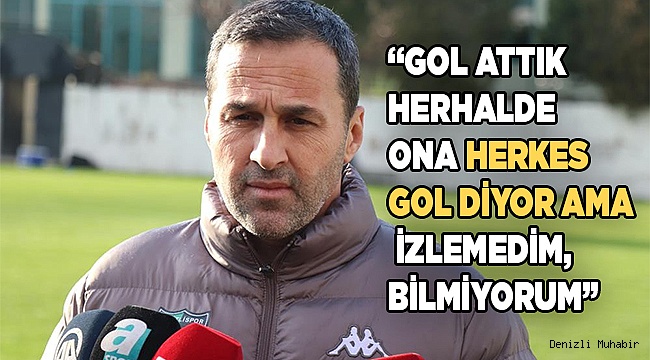 Koşukavak: “Çok merak ettiğim bir şey var; VAR odasına gitmek istiyorum”