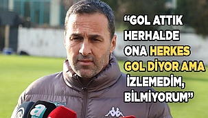 Koşukavak: “Çok merak ettiğim bir şey var; VAR odasına gitmek istiyorum”