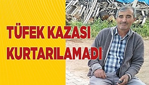 TÜFEĞİ TEMİZLERKEN KENDİNİ VURDU