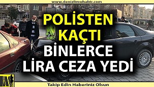 Yoklama kaçağı genç dur ihtarına uymadı, kaza yaptı
