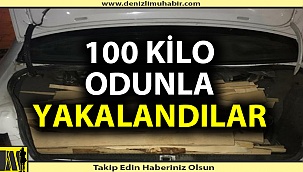 100 kilo odun çalmışlar