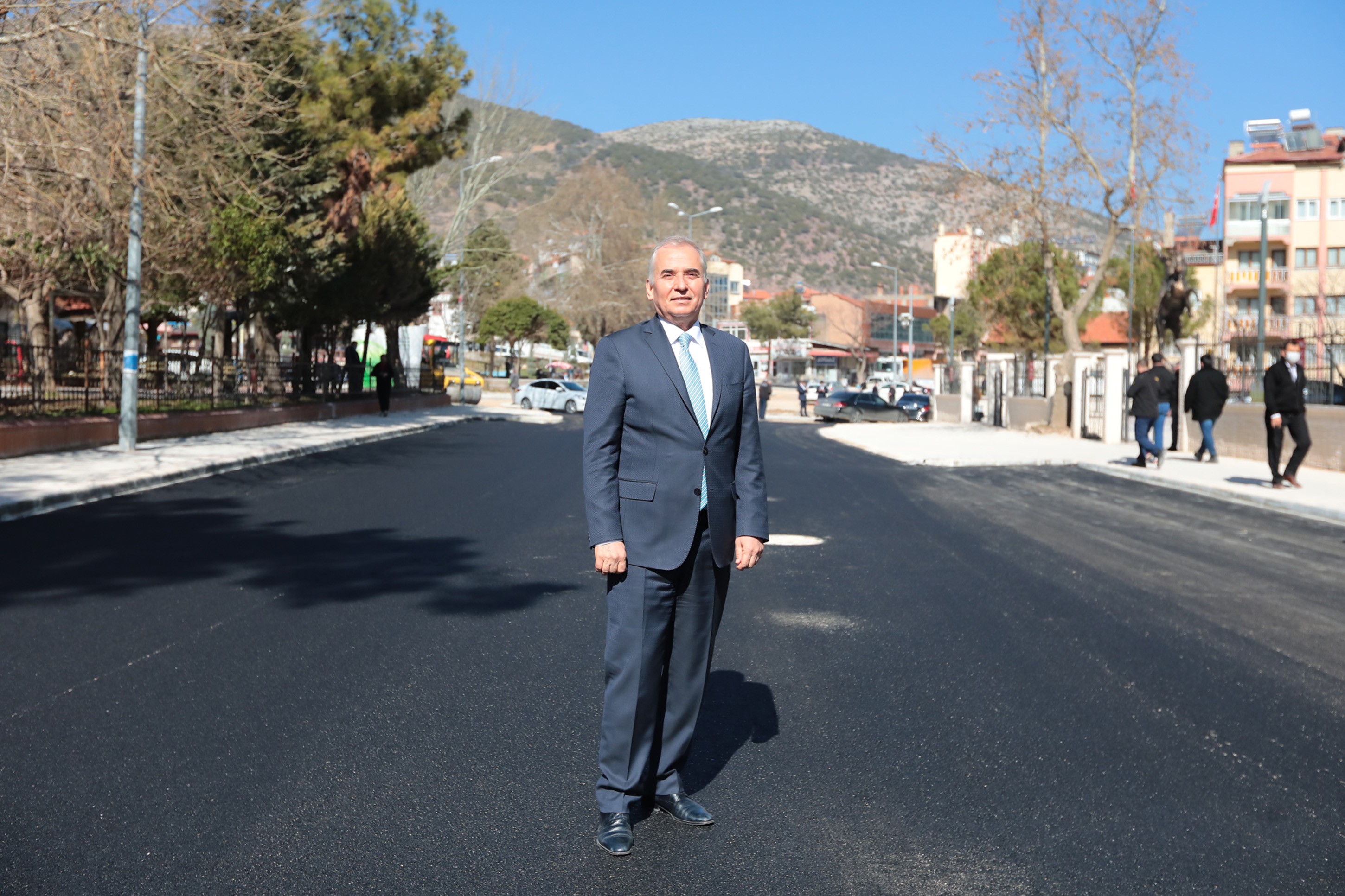 Altyapısı tamamen yenilenen Serinhisar’da üstyapı çalışmalarında sona gelindi