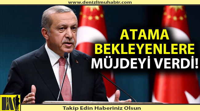 Atanamayan öğretmenlere müjde!