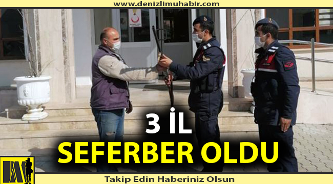 Av tüfeği için 3 ilin jandarması alarma geçti