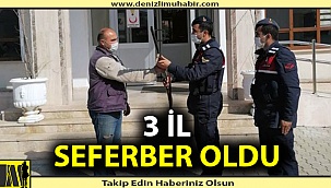 Av tüfeği için 3 ilin jandarması alarma geçti