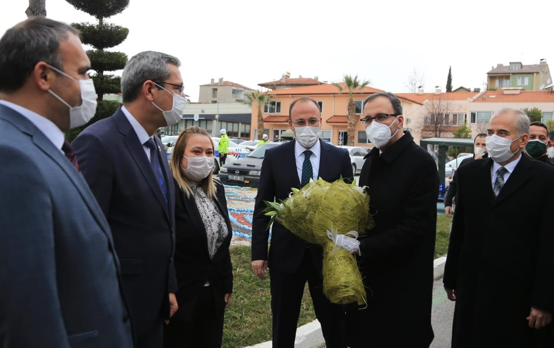 BAŞKAN ÖRKİ, BAKAN KASAPOĞLU'NU AĞIRLADI