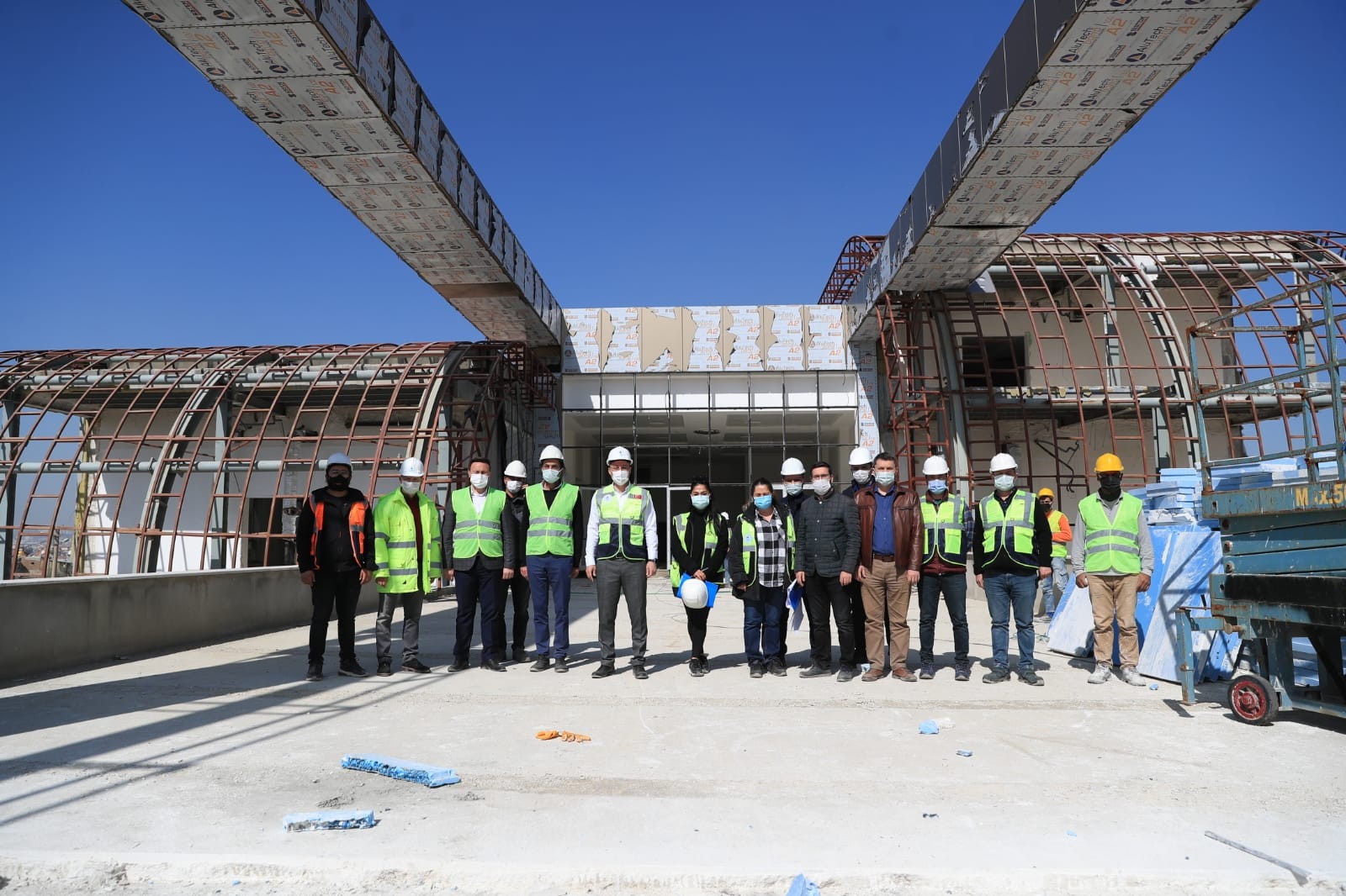 Başkan Örki, hafta sonu mesaisinde çalışmaları yerinde inceledi