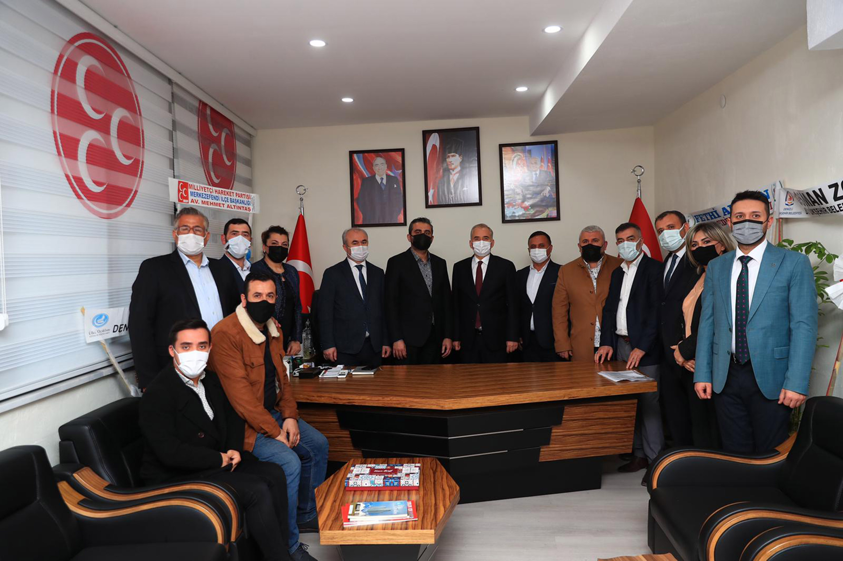 Başkan Zolan'dan MHP'ye ziyaret