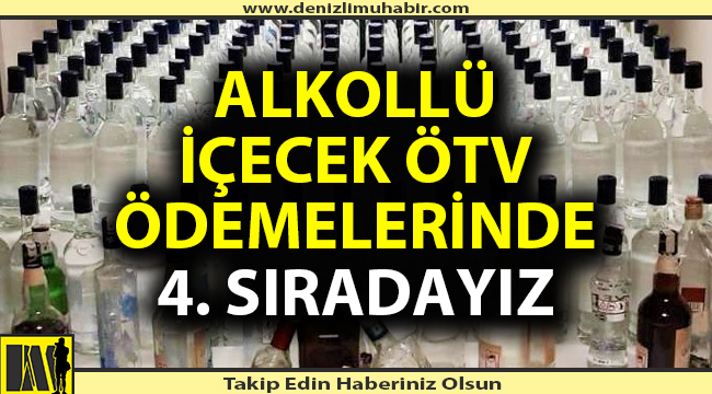 Denizli alkol tüketiminde 4. sırada