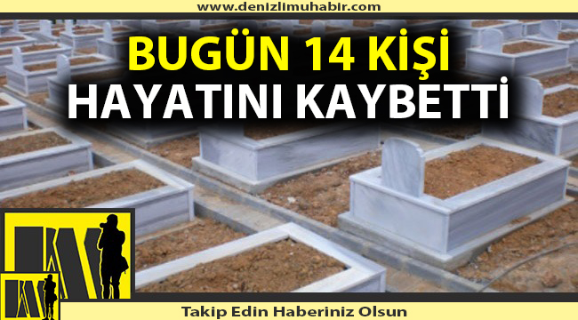 Denizli'de defnedilenler (16/02/2021)