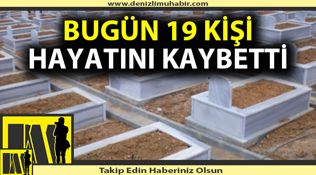 Denizli'de defnedilenler (23/02/2021)