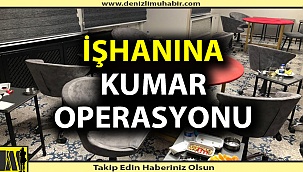 Denizli'de dev kumarhane operasyonu