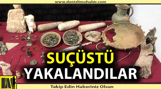 Denizli'de kaçakçılara suçüstü