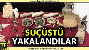 Denizli'de kaçakçılara suçüstü