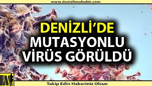 Denizli'de mutasyonlu virüs görüldü